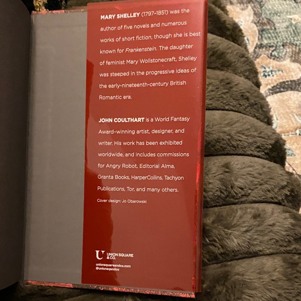 Frankenstein Hardcover Book - Picture 8 of 8